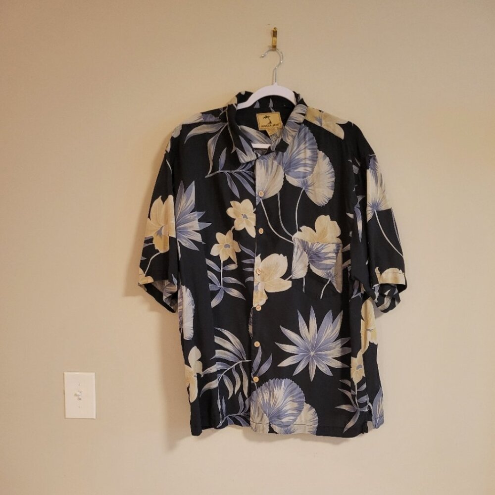 Jamaican Jax Men’s Tropical Floral Shirt